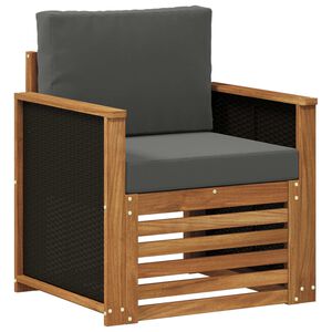 vidaXL Buiten Midden Sofa Naturel