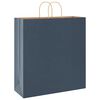 vidaXL Papieren zakken 50 st met hengsels 45x17x48 cm blauw