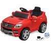 vidaXL Elektrische speelgoedauto Mercedes Benz ML350 rood 6 V
