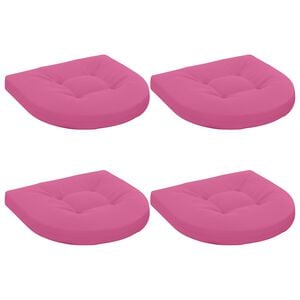 vidaXL 4-Piece Zitkussens 4 st 100% Polyester Roze 40 x 40 x 5 cm