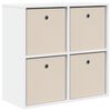 vidaXL Dressoir met lade Wit 68,5 x 32 x 67 cm