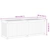vidaXL Tuinbox 150x50x55 cm massief teakhout