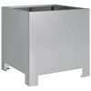 vidaXL Plantenbakken 2 st 30x30x30 cm gegalvaniseerd staal