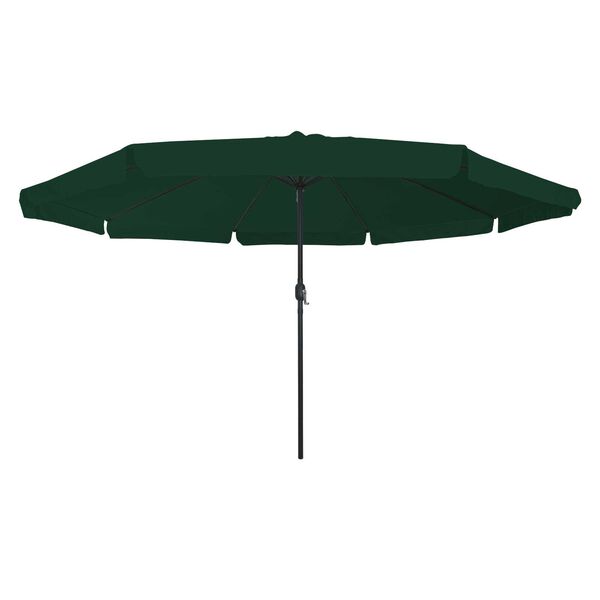 vidaXL Tuinparasol Groen en Zwart 395 x 395 x 245 cm