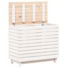 vidaXL Wasmand 88,5x44x76 cm massief grenenhout wit