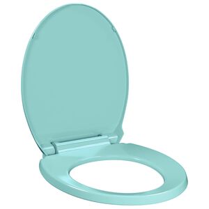 vidaXL Toiletbril soft-close ovaal groen