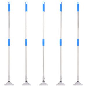 vidaXL Vloerwisserhandgrepen 5 st 119,5 cm staal en kunststof