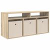 vidaXL Laagkast met lade Sonoma Eiken 102 x 32 x 48,5 cm