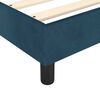 vidaXL Boxspring met matras fluweel donkerblauw 90x190 cm