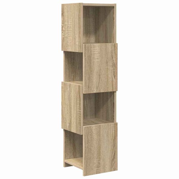 vidaXL Hoekkast Sonoma Eiken 25,5x25x102cm Bewerkt hout