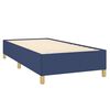vidaXL Boxspring met matras stof blauw 100x200 cm