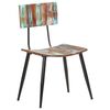 vidaXL Eetkamerstoelen 6 st massief gerecycled hout