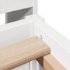 vidaXL Bedframe zonder matras massief grenenhout wit 90x190 cm