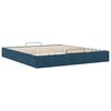 vidaXL Ottoman bedframe zonder matras 180x200 cm fluweel donkerblauw