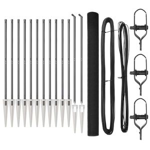 vidaXL Afrasteringspaal Grijs