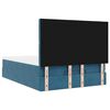 vidaXL Ottoman bed met matrassen en LED's 140x200cm fluweel