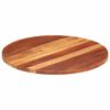 vidaXL Tafelblad rond 25-27 mm 70 cm massief acaciahout