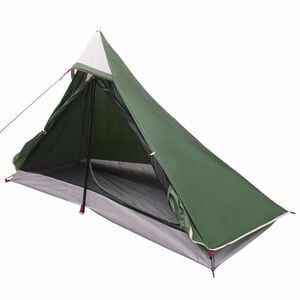 vidaXL Backpacking Tent 222 x 85 x 125 cm Groen