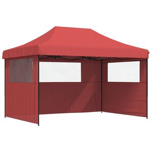 vidaXL Partytent Bordeauxrood 279 x 410 x 315 cm Oxford Stof