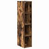vidaXL Hangkast Gerookt eiken 20 x 29,5 x 100 cm Bewerkt hout