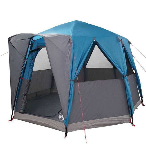 vidaXL Huisje Tent met dak Blauw en Grijs 320 x 320 x 203 cm