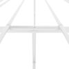 vidaXL Bedframe metaal wit 180x200 cm