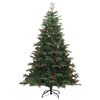 vidaXL Kunstkerstboom Groen 180 cm PVC en Metaal en Plastic