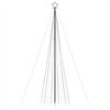 vidaXL LED-kerstboom met spikes 1534 LEDs 500 cm koud wit
