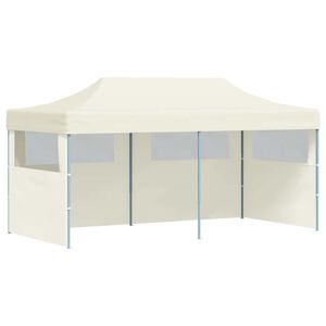vidaXL Partytent pop-up inklapbaar 3x6 m cr&egrave;me