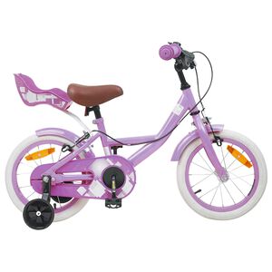 vidaXL Kinderfiets 12 Inch voor 2-4 jaar oud Paars