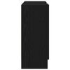 vidaXL Dressoir Zwart Eiken 120 x 30,5 x 70 cm Bewerkt hout