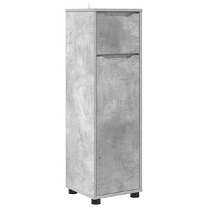 vidaXL Badkamer Kast Beton Grijs 30,5 x 30 x 101 cm Bewerkt hout