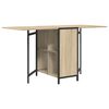 vidaXL Eettafel 144 x 60 x 75 cm Bewerkt hout Sonoma Eiken Rechthoekig