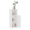 vidaXL Badkamerkast 30x30x95 cm bewerkt hout wit