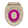 vidaXL Toiletbril soft-close en quick-release ovaal beige