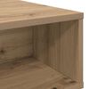 vidaXL Salontafel Artisan Eiken 80 x 46 x 35 cm Bewerkt hout