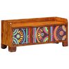 vidaXL Schoenenkast Multikleur 90 x 35 x 40 cm Massief Acaciahout