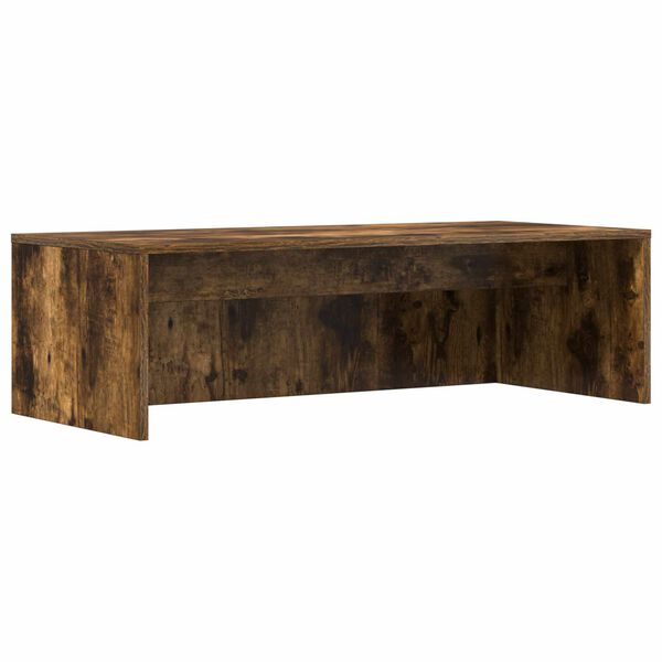 vidaXL Wandbureau Gerookt eiken 100 x 45 x 30 cm Bewerkt hout