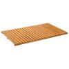 vidaXL Badmat Effen Bruin 80 x 50 cm Massief Acaciahout