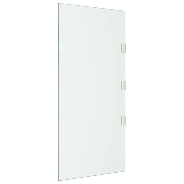 vidaXL Zijpaneel voor deurluifel 50x100 cm gehard glas transparant