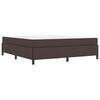vidaXL Boxspringbed Donkerbruin 180 x 200 cm Stof