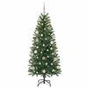 vidaXL Kunstkerstboom met 150 LED met standaard Groen 150 cm PE en PVC