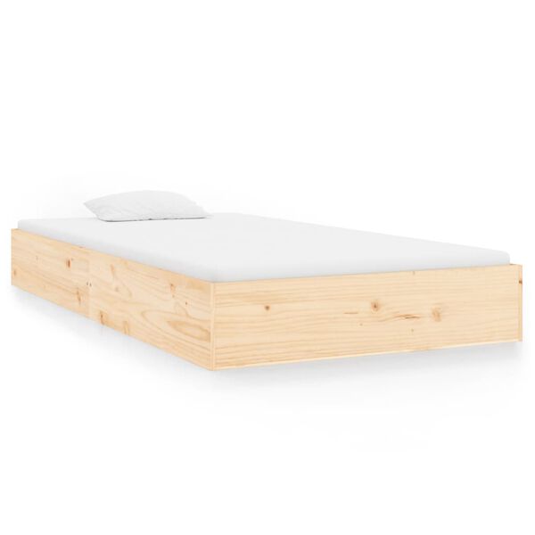 vidaXL Bedframe massief hout 90x200 cm