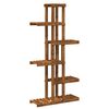 vidaXL Plantenstandaard Naturel 68 x 23,5 x 140 cm Massief Acaciahout