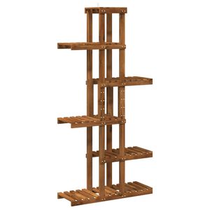vidaXL Plantenstandaard Naturel 68 x 23,5 x 140 cm Massief Acaciahout