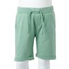 Kindershorts met trekkoord 128 lichtkaki