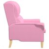 vidaXL Fauteuil Roze 76 x 94 x 102 cm Stof
