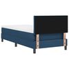 vidaXL Boxspringbed met matras met hoofdeinde Blauw 100 x 200 cm Stof