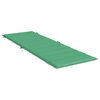 vidaXL Ligbedkussen 186x58x4 cm oxford stof groen