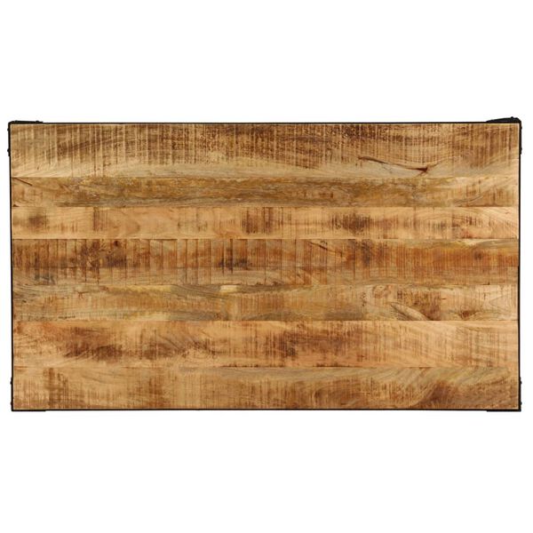 vidaXL Eettafel 140x80x76 cm massief mangohout